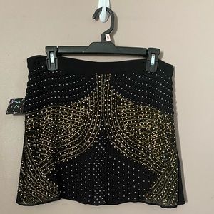 Beaded Mini Skirt